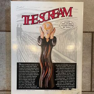 Edvald Munch The Scream Inflatable over 50" tall